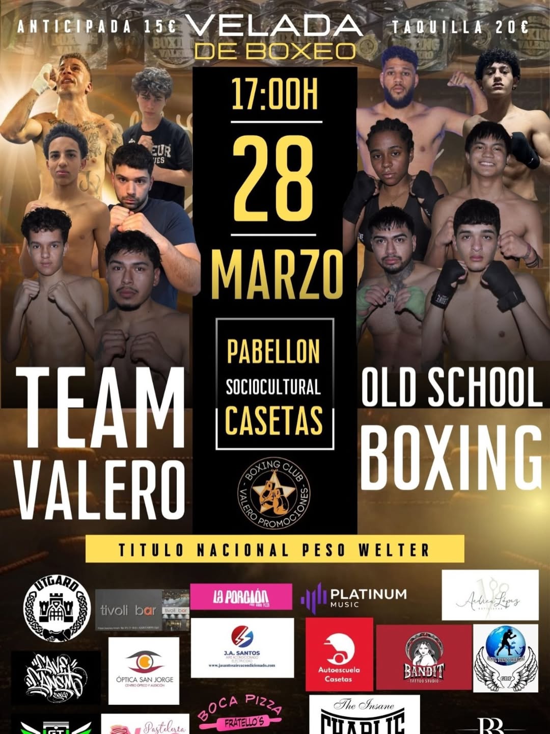casetas zaragoza velada boxeo